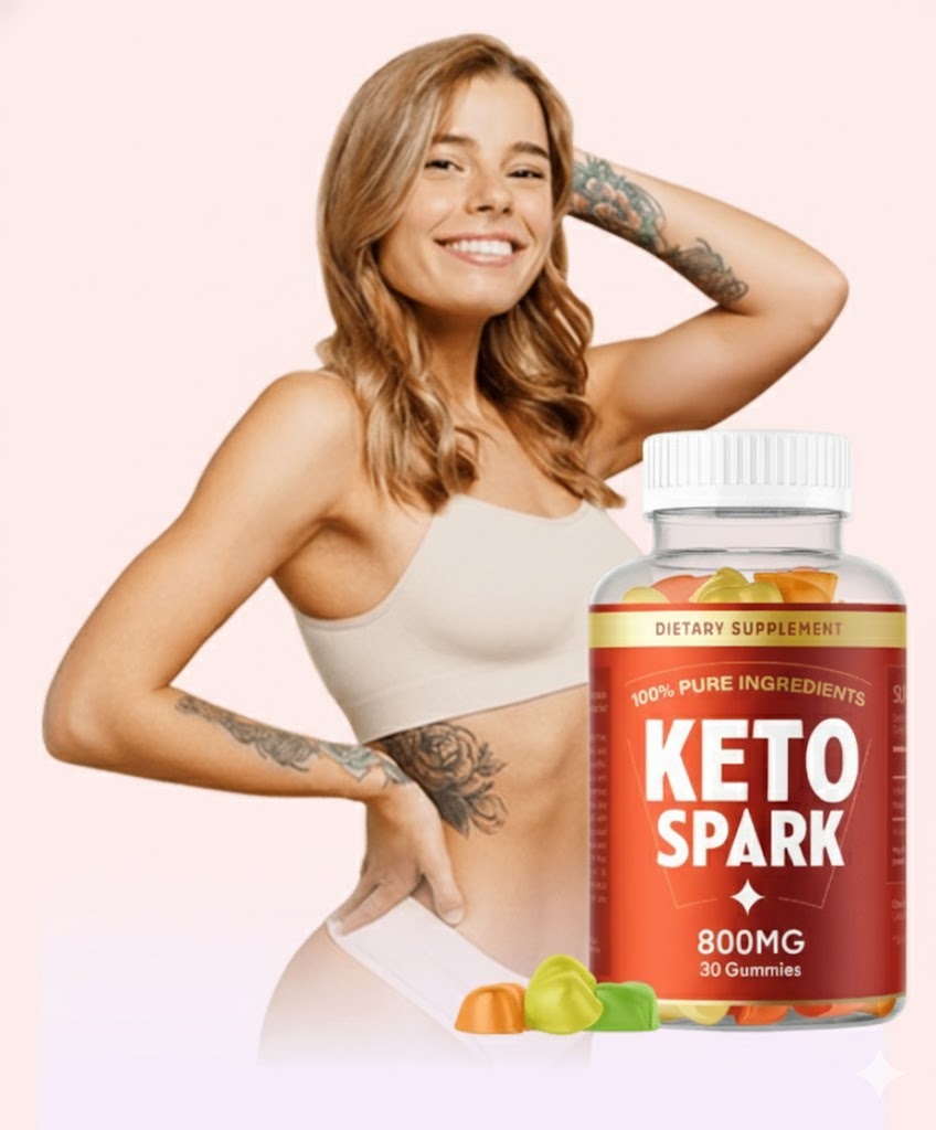 Woman celebrating weight loss with KETO SPARK