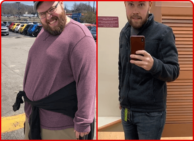 Darin's transformation - before and after