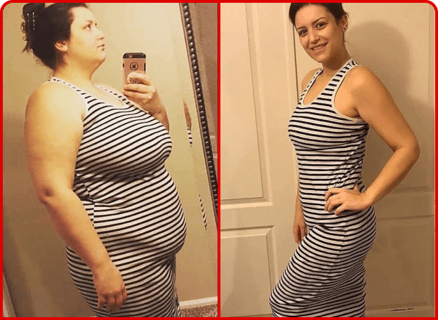 Isabella's transformation - before and after